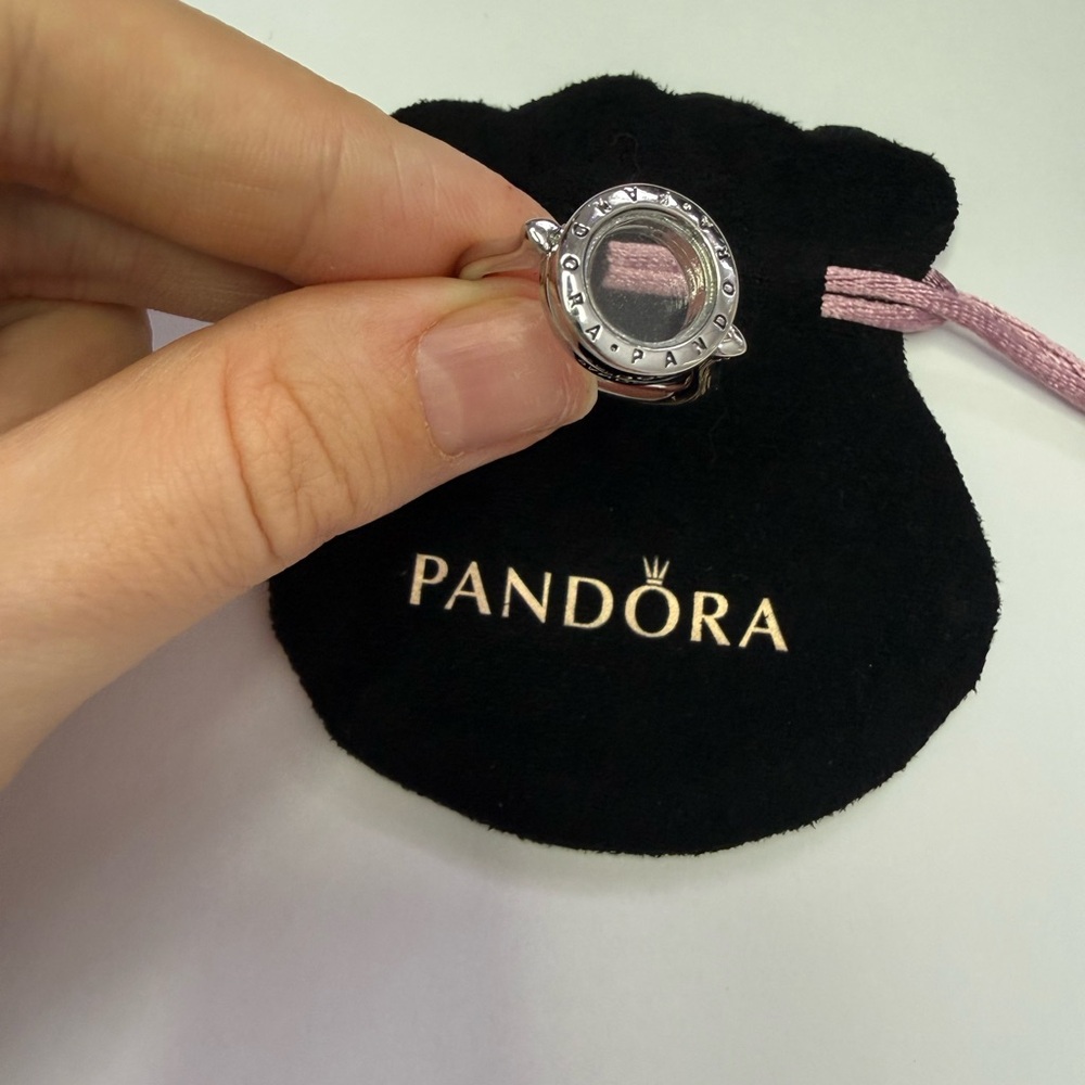Pandora Silver Floating Locket Ring - image 3